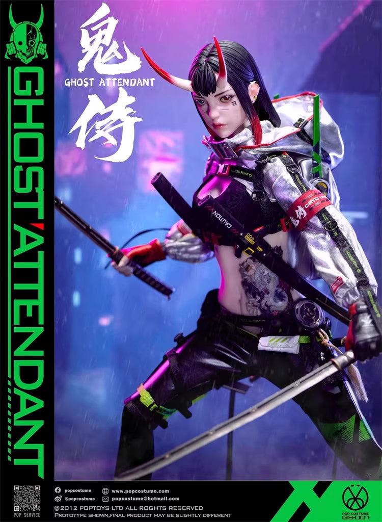 Original Design POP COSTUME Studio Ghost Attendant GS-001 2.0 1/6 Licensed Action Figure