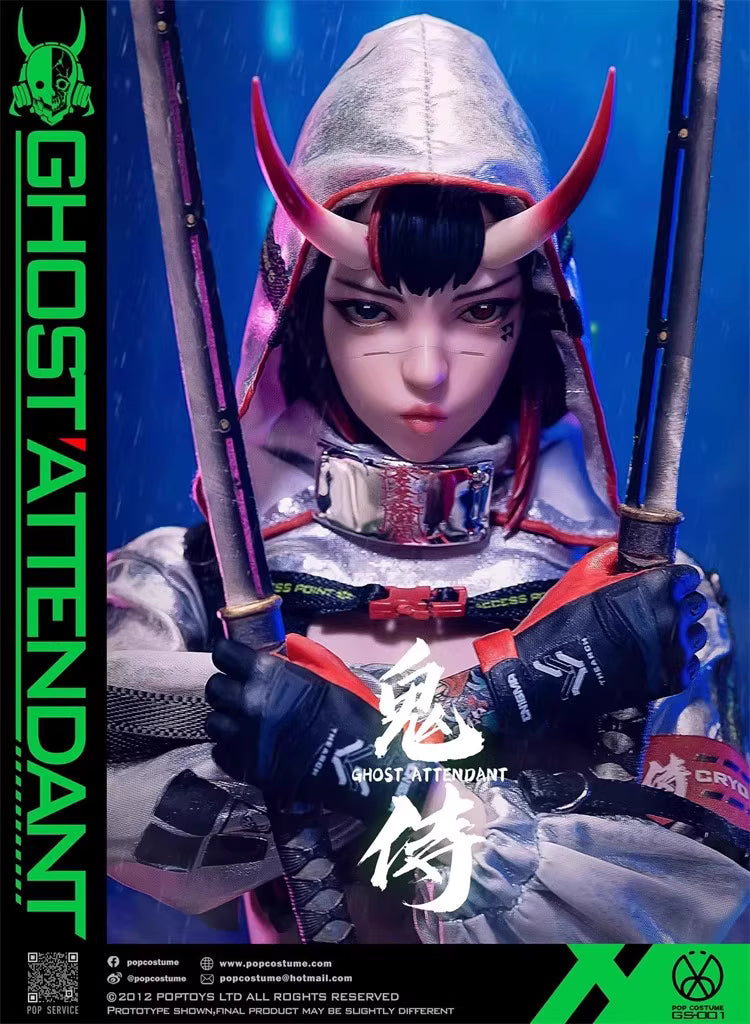Original Design POP COSTUME Studio Ghost Attendant GS-001 2.0 1/6 Licensed Action Figure
