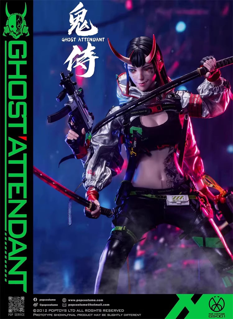 Original Design POP COSTUME Studio Ghost Attendant GS-001 2.0 1/6 Licensed Action Figure