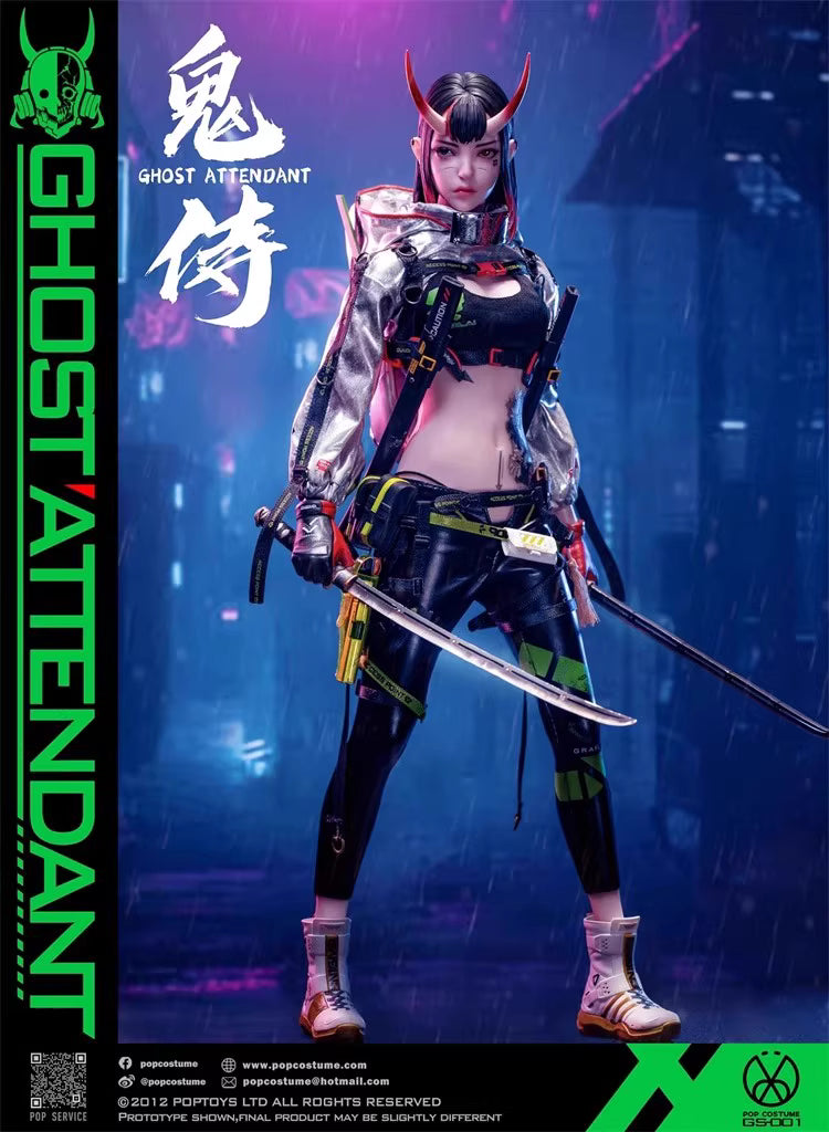 Original Design POP COSTUME Studio Ghost Attendant GS-001 2.0 1/6 Licensed Action Figure