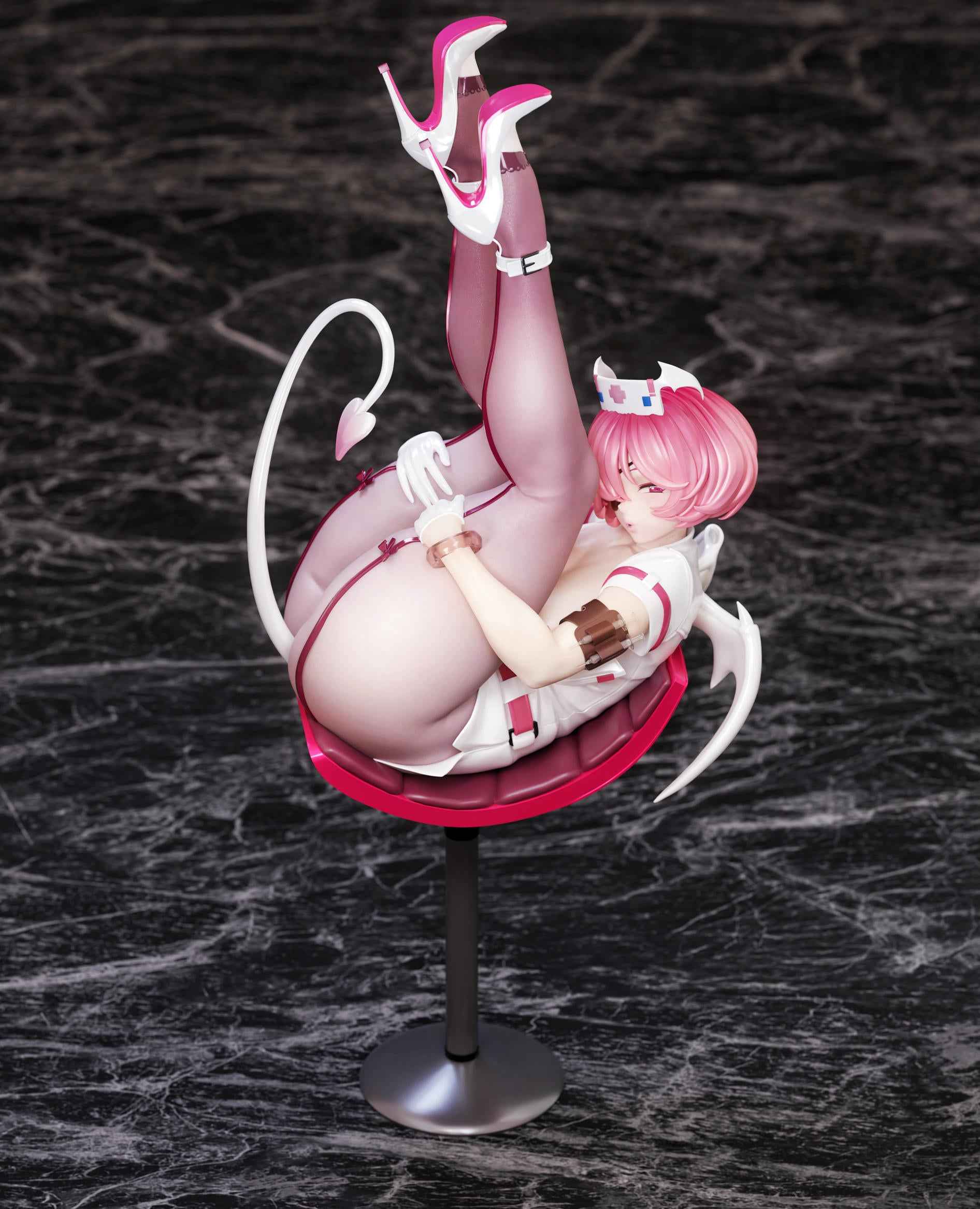Original Design Soda Studio Evil Succubus in a Nurse Outfit Licensed PVC Figure