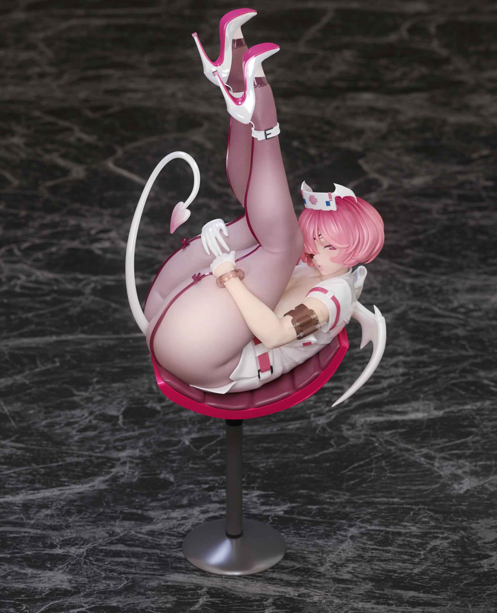 Original Design Soda Studio Evil Succubus in a Nurse Outfit Licensed PVC Figure