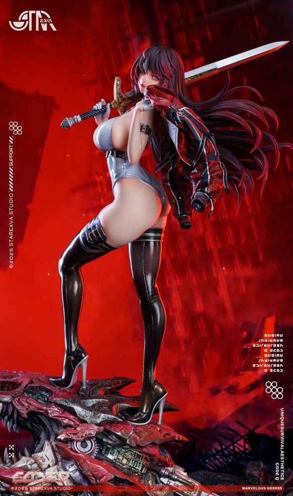 Original Design Starexva Studio BGS Series Code Q Code Q 1/4 Licensed Resin Statue