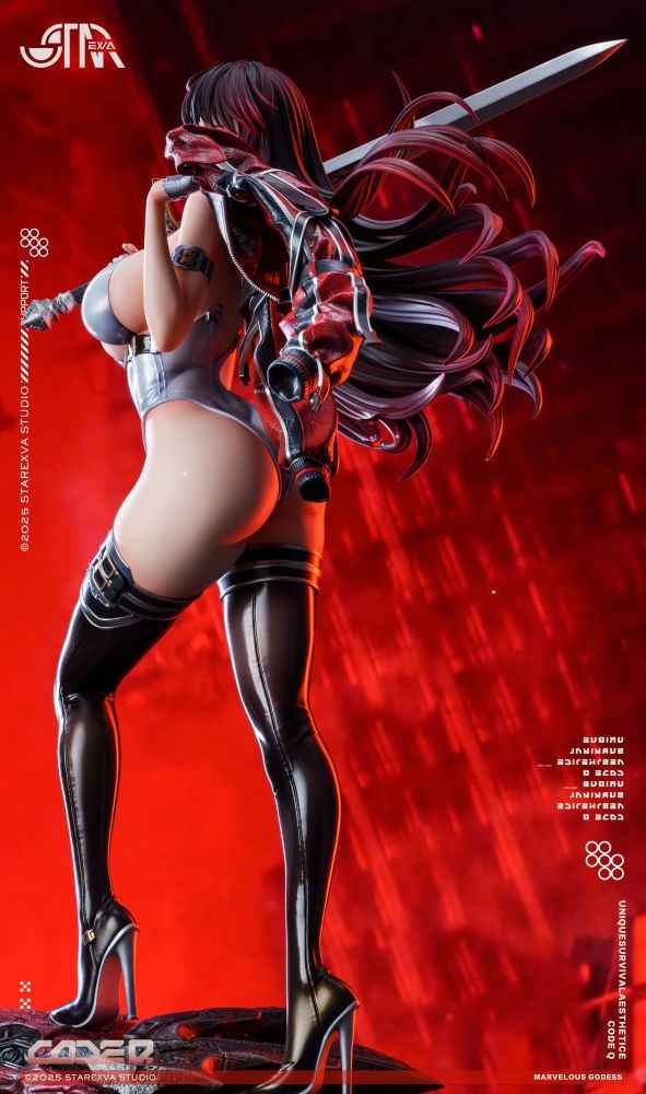 Original Design Starexva Studio BGS Series Code Q Code Q 1/4 Licensed Resin Statue