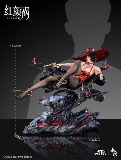 Original Design Starexva Studio Hong Yan Huo 1/4 Licensed Resin Statue