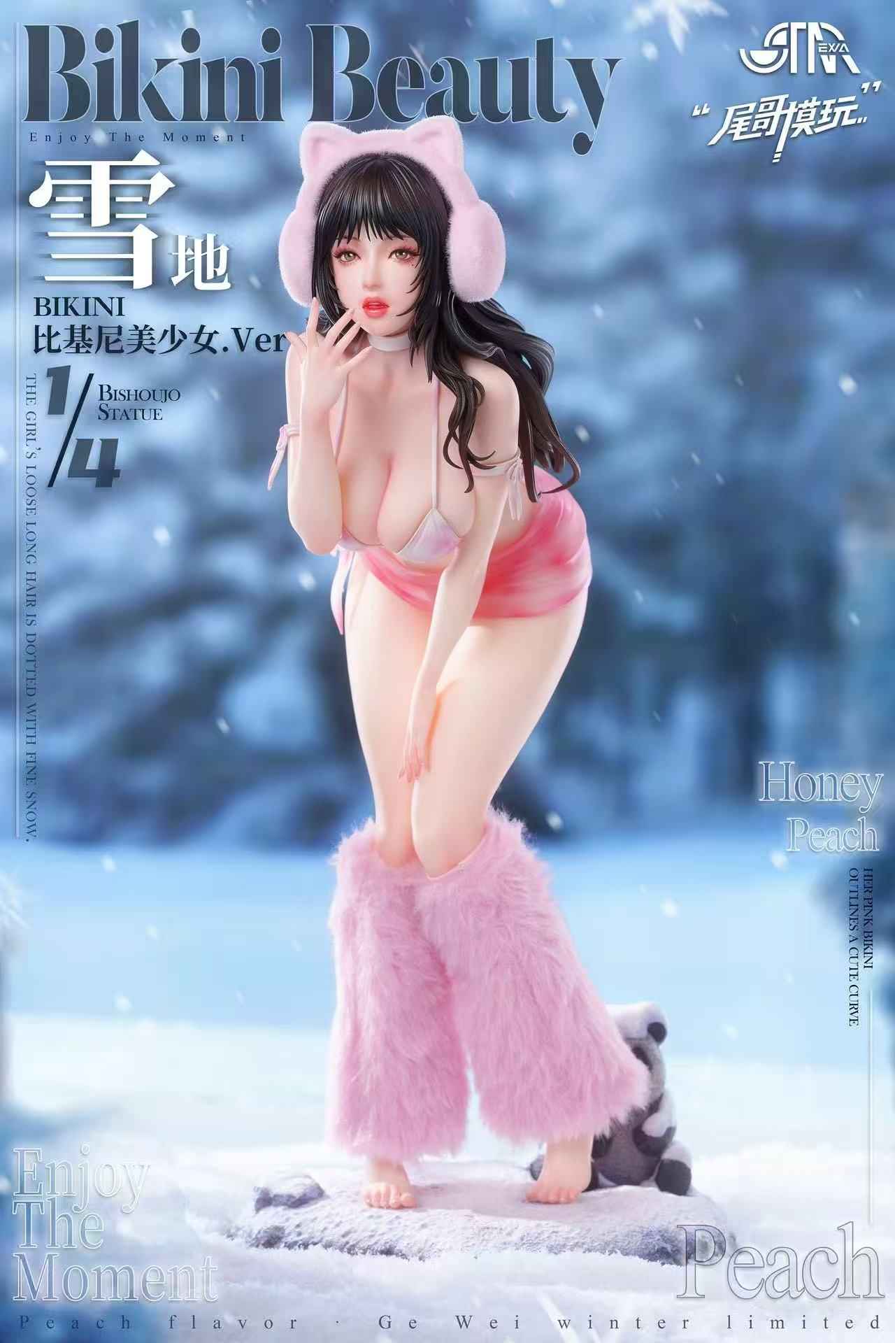 Original Design Starexva & Weige Model Studio Snow Peach Bikini Beauty 1/4 Licensed Resin Statue
