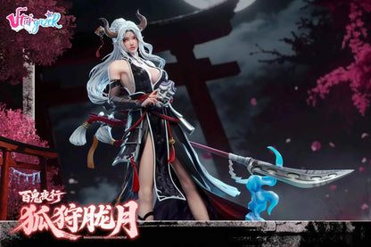 Original Design Stargazer Studio Night Parade of One Hundred Demons Hu Shou Long Yue 1/4 Licensed Resin Statue