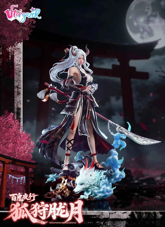Original Design Stargazer Studio Night Parade of One Hundred Demons Hu Shou Long Yue 1/4 Licensed Resin Statue