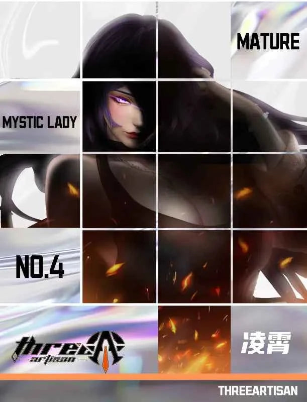 Original Design Three Artisan Studio DeadPrince Illustrations Mystic Mature Lady Series Ling Xiao 1/4 Licensed Resin Statue