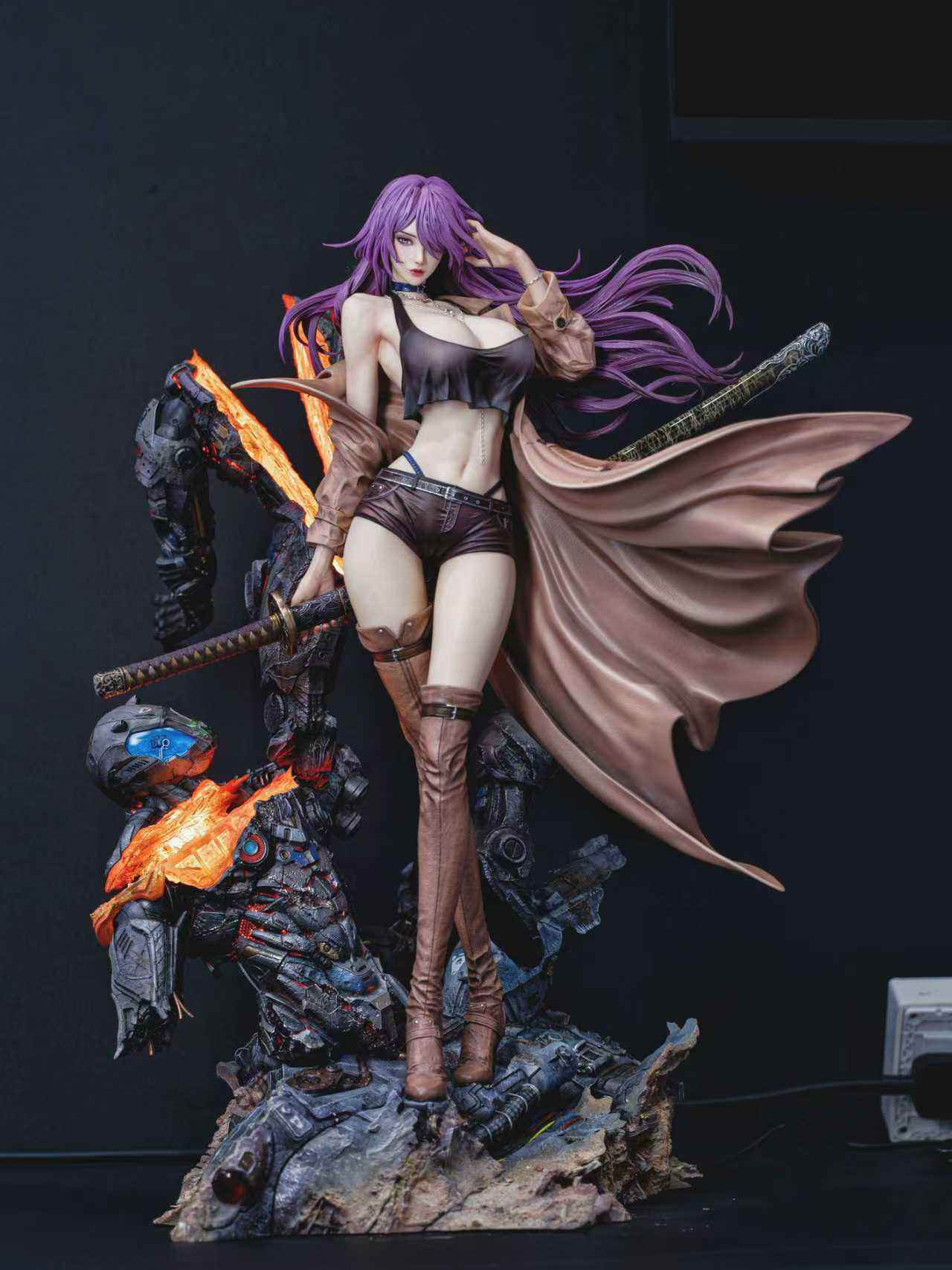 Original Design Three Artisan Studio DeadPrince Illustrations Mystic Mature Lady Series Ling Xiao 1/4 Licensed Resin Statue