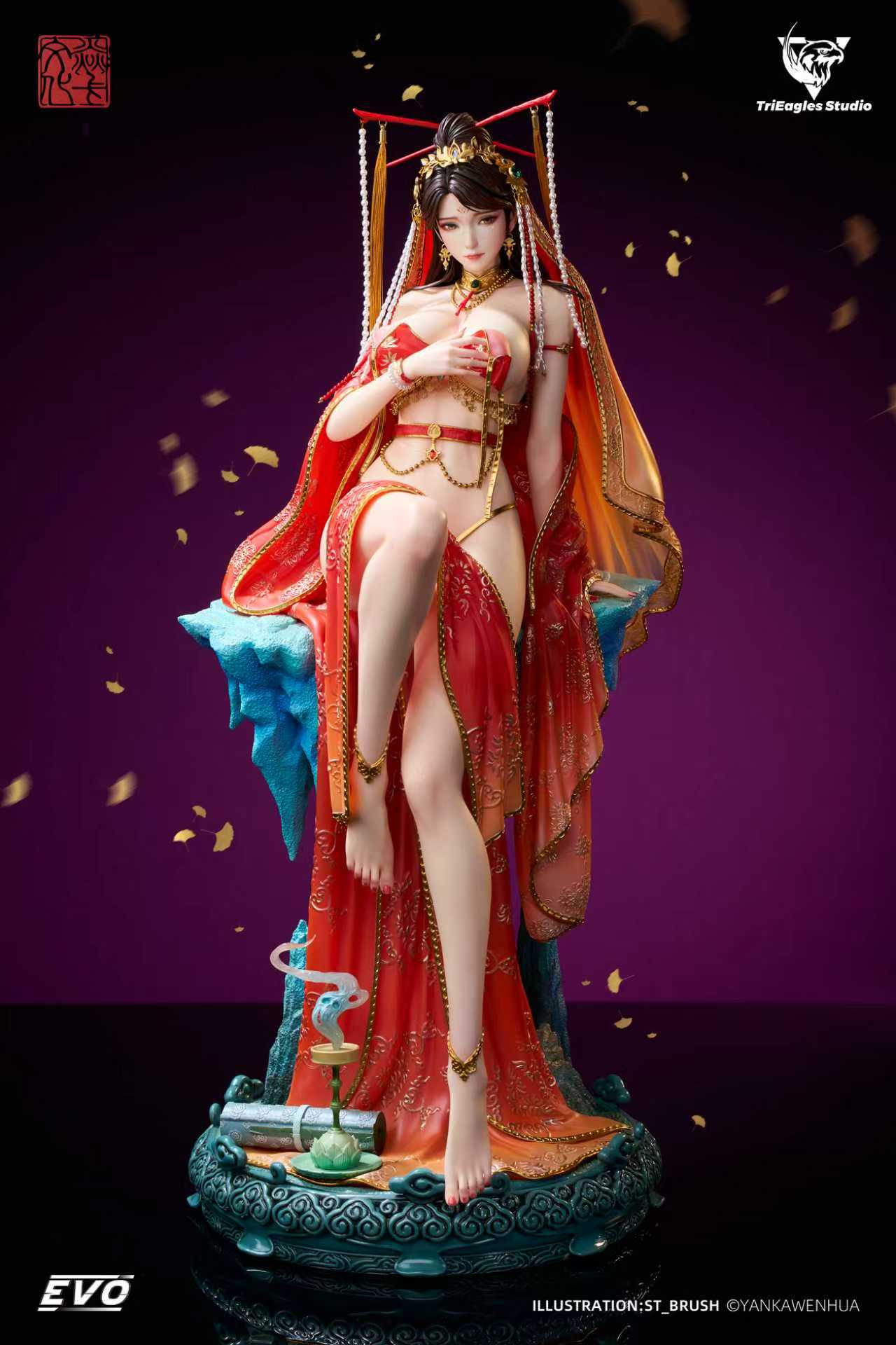 Original Design TriEagles Studio Nie Xiaoqian 1/4 Licensed Resin Statue (PayPal Fees and Shipping Costs Included)