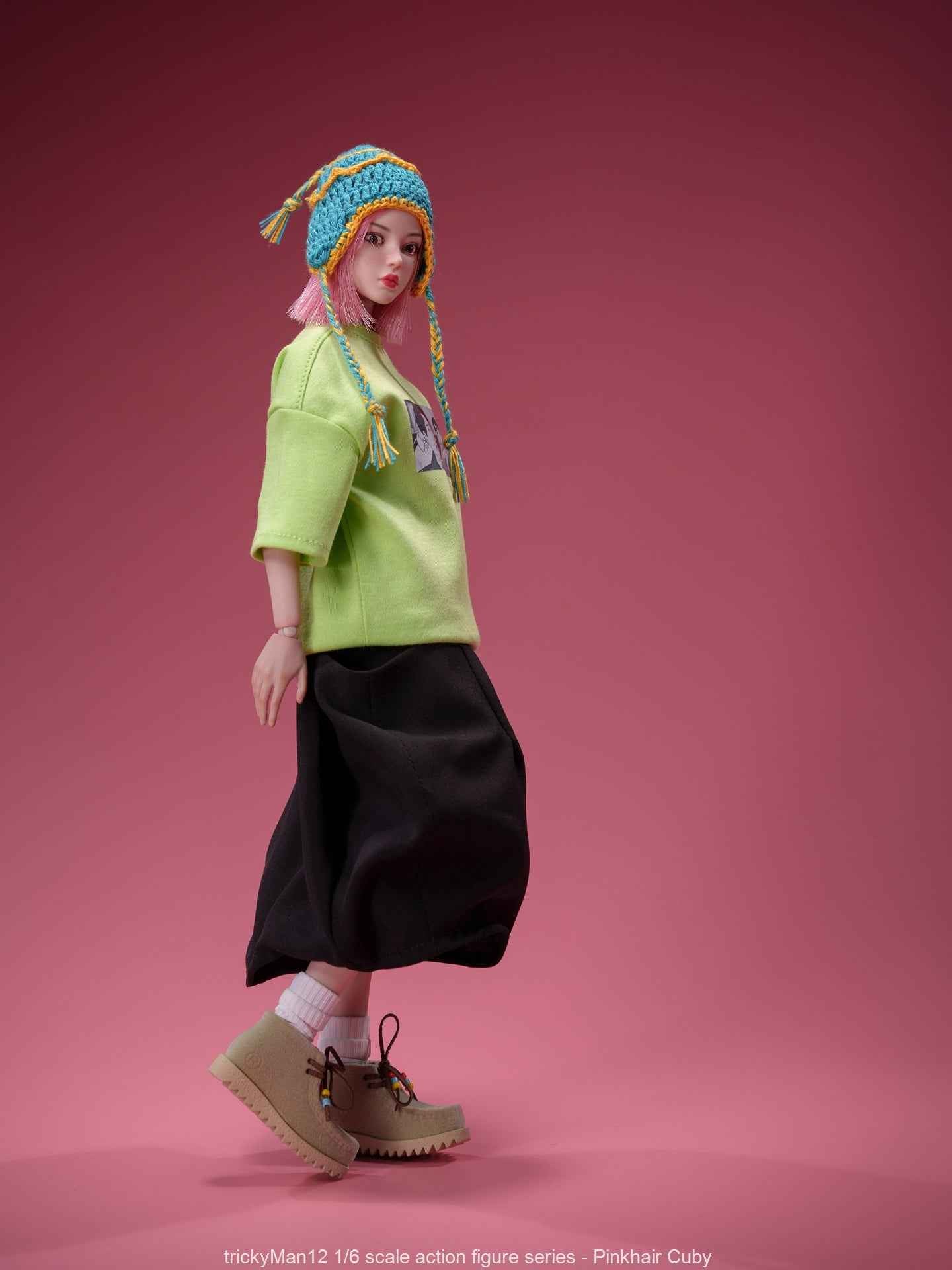 Original Design TrickyMan12 PINKHAIR Cuby 2025 FB-10082-3 1/6 Licensed Action Figure