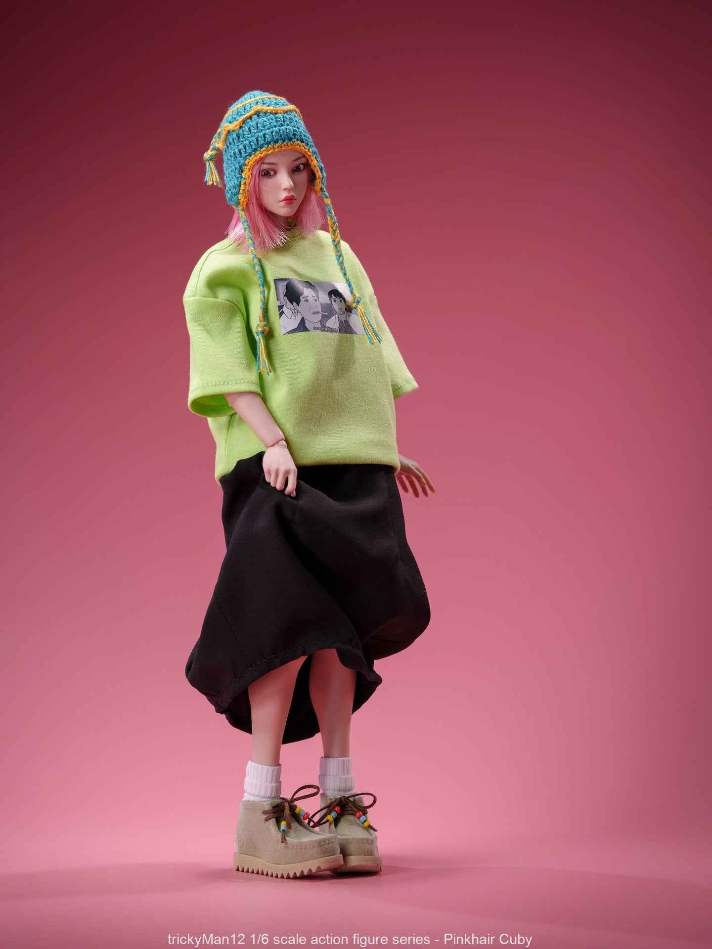 Original Design TrickyMan12 PINKHAIR Cuby 2025 FB-10082-3 1/6 Licensed Action Figure