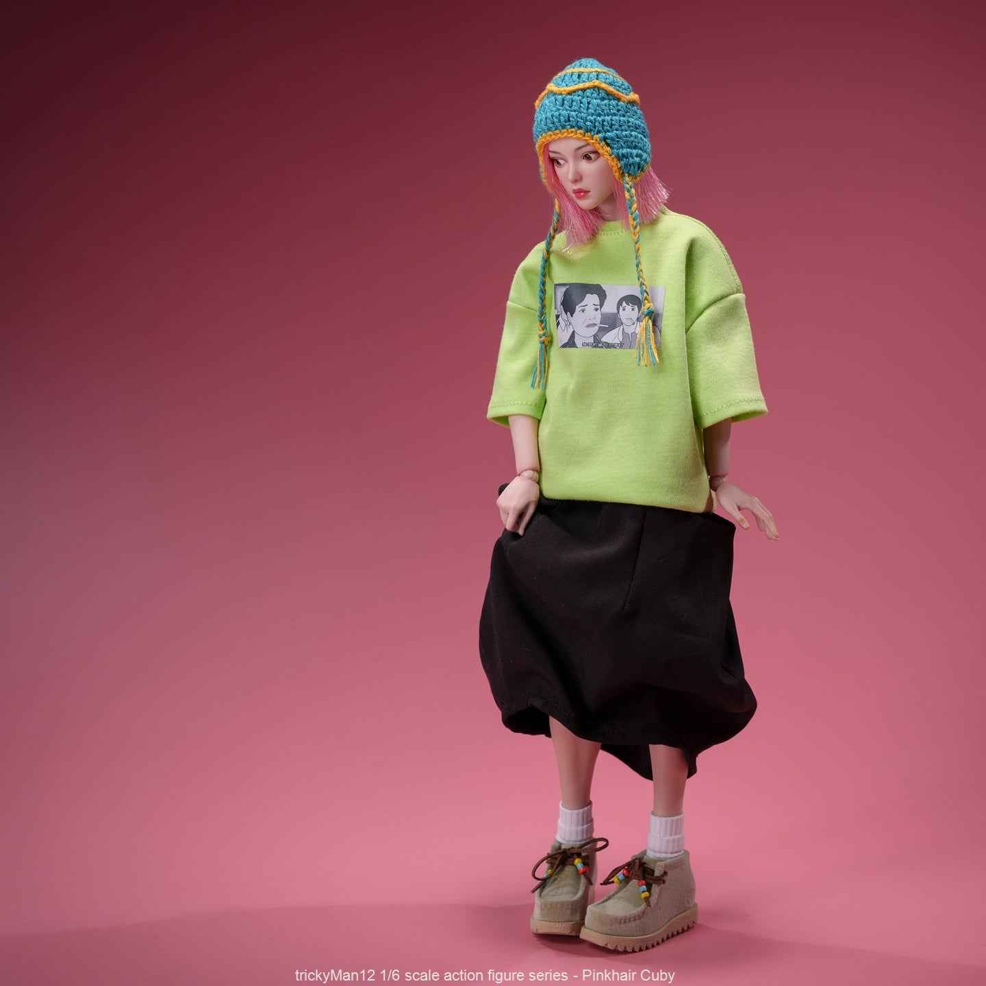 Original Design TrickyMan12 PINKHAIR Cuby 2025 FB-10082-3 1/6 Licensed Action Figure