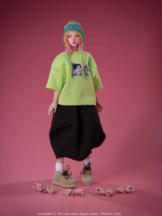 Original Design TrickyMan12 PINKHAIR Cuby 2025 FB-10082-3 1/6 Licensed Action Figure