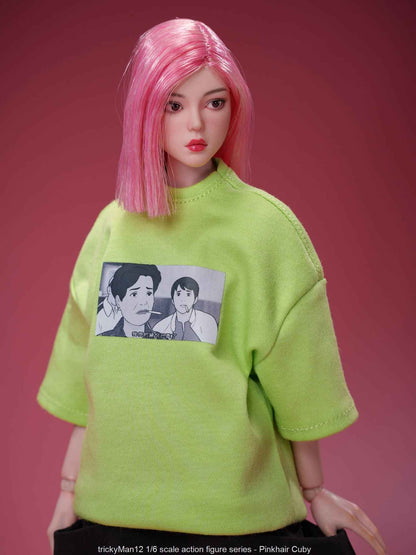 Original Design TrickyMan12 PINKHAIR Cuby 2025 FB-10082-3 1/6 Licensed Action Figure