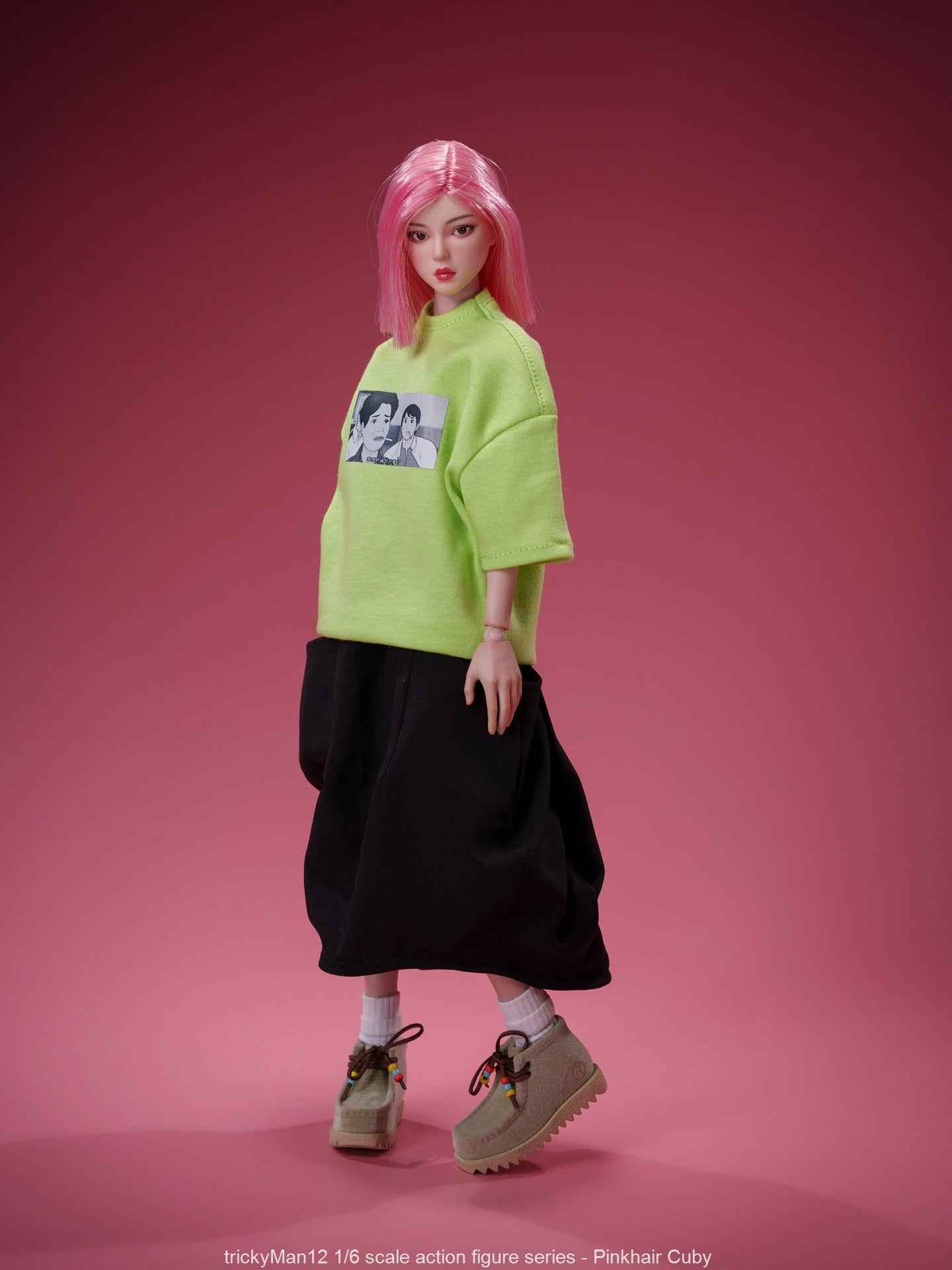 Original Design TrickyMan12 PINKHAIR Cuby 2025 FB-10082-3 1/6 Licensed Action Figure