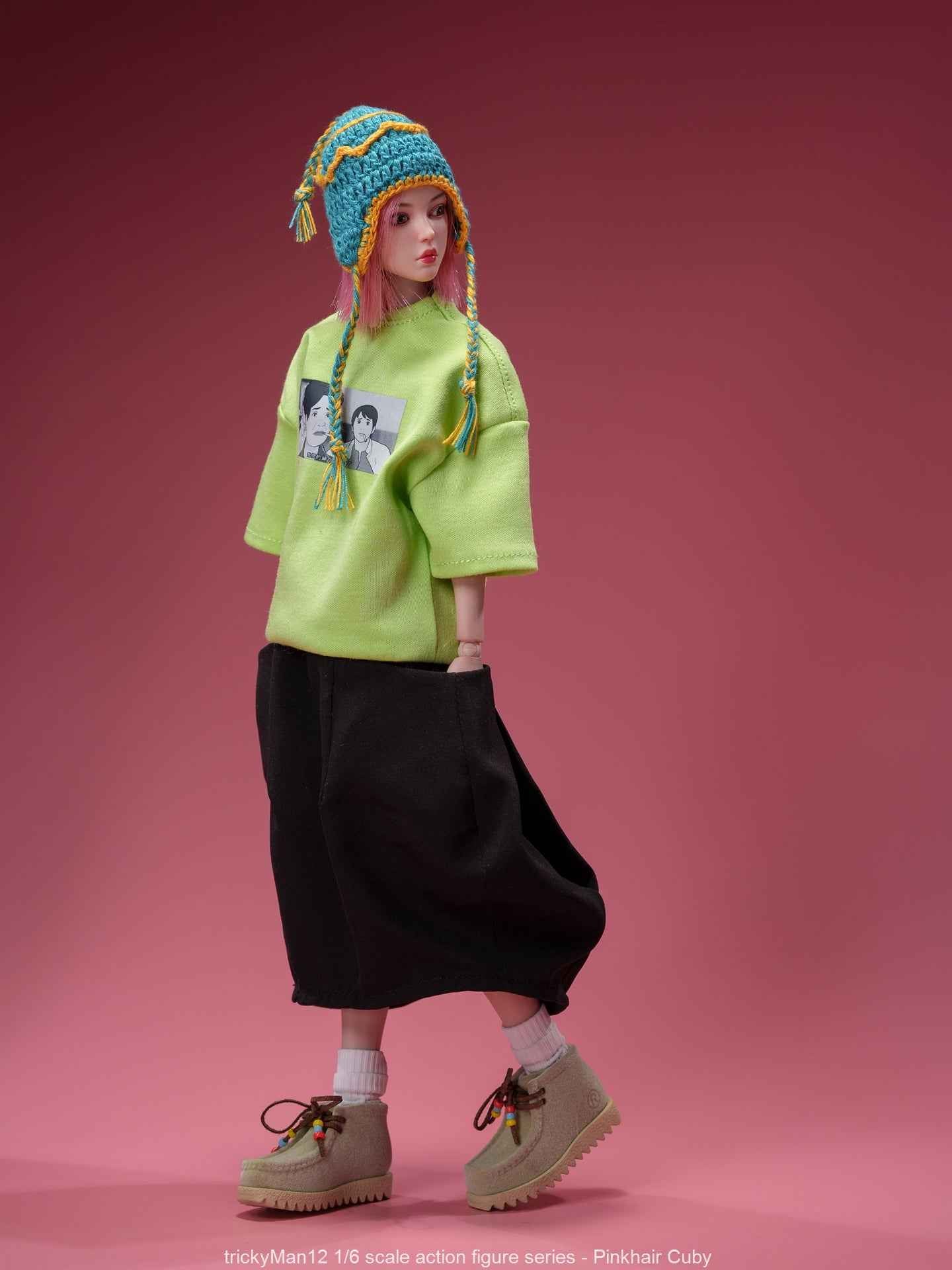 Original Design TrickyMan12 PINKHAIR Cuby 2025 FB-10082-3 1/6 Licensed Action Figure