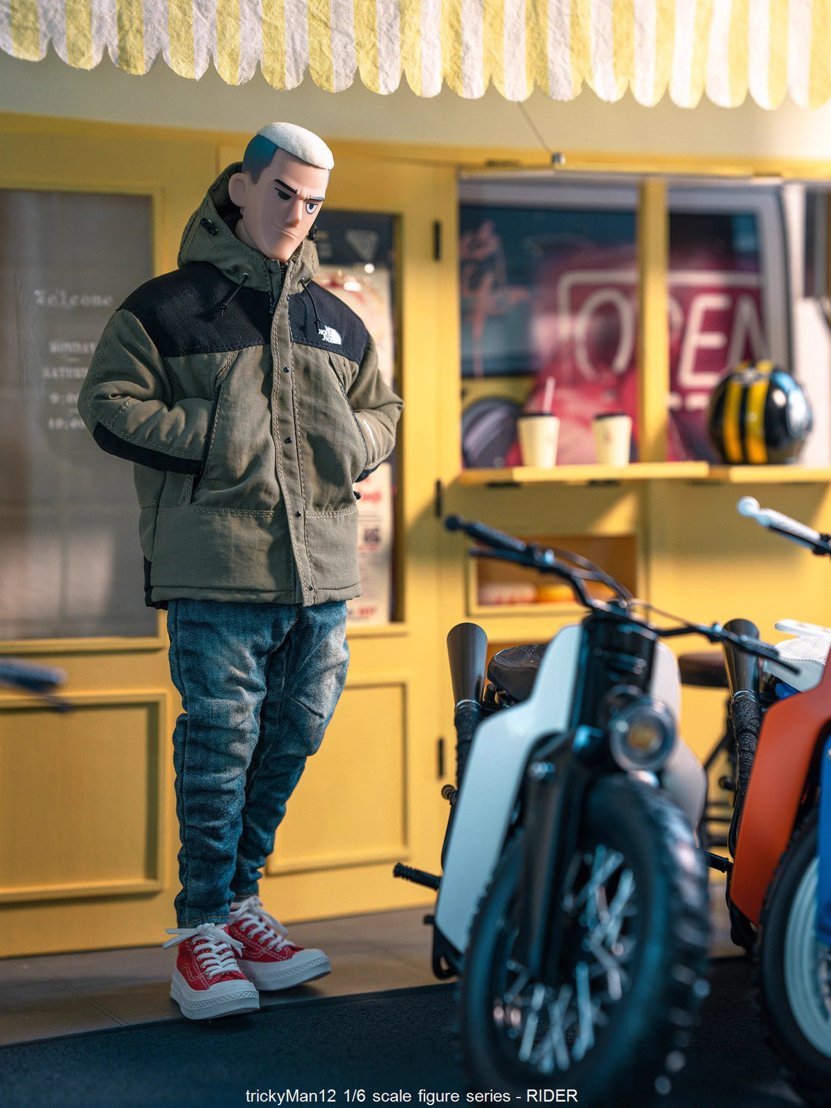 Original Design TrickyMan12 Rider FB-10131-a 1/6 Licensed Action Figure