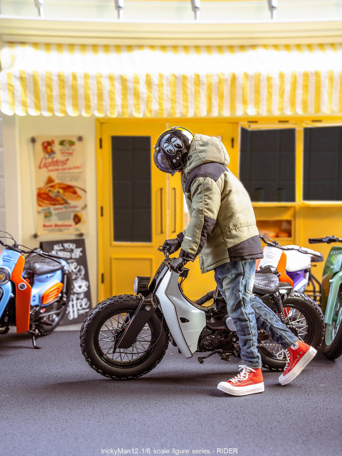 Original Design TrickyMan12 Rider FB-10131-a 1/6 Licensed Action Figure