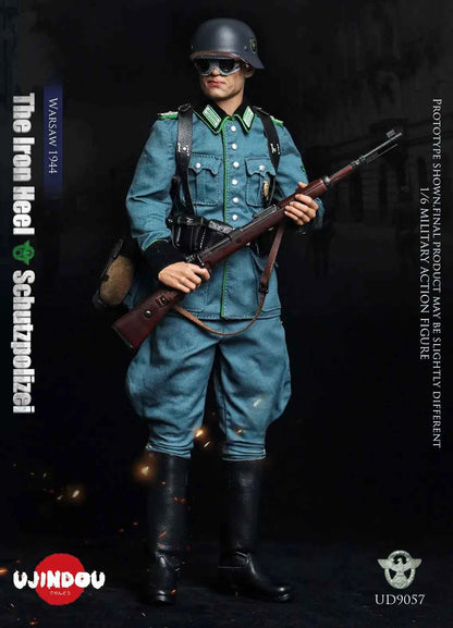 Original Design UJINDOU Studio The Iron Heel-WWII German Schutzpolizei Warsaw 1944 UD9057 1/6 Licensed Action Figure