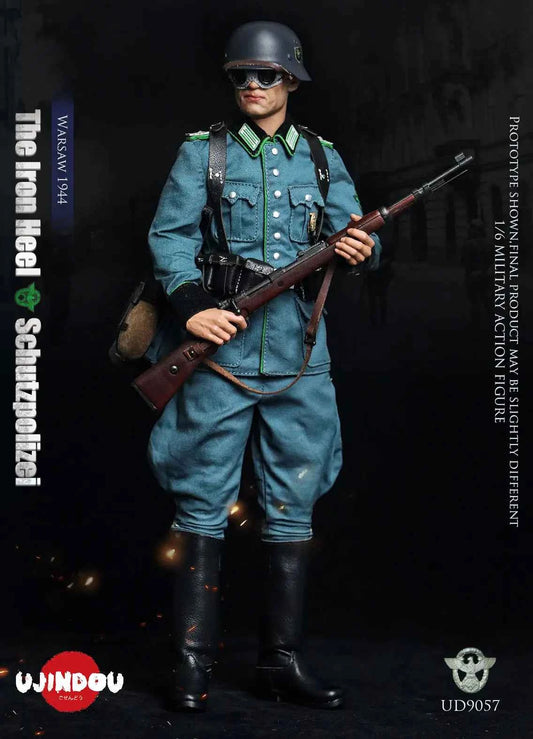 Original Design UJINDOU Studio The Iron Heel-WWII German Schutzpolizei Warsaw 1944 UD9057 1/6 Licensed Action Figure