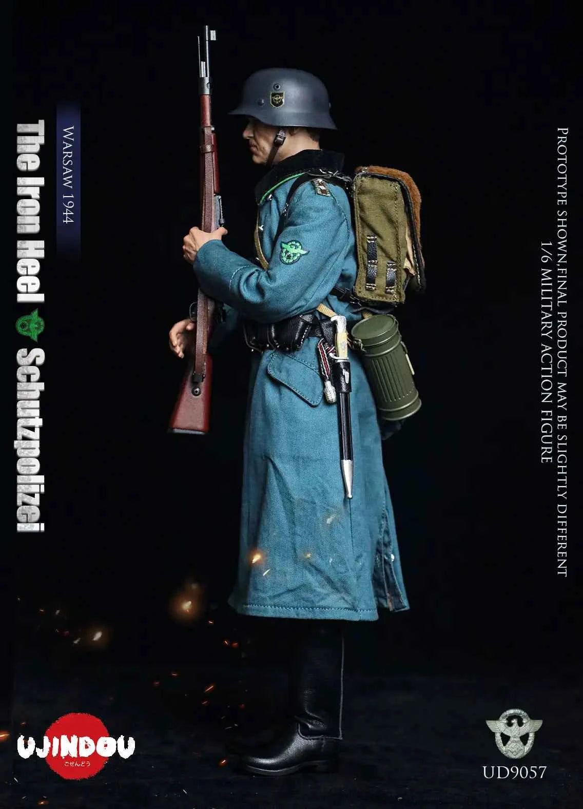 Original Design UJINDOU Studio The Iron Heel-WWII German Schutzpolizei Warsaw 1944 UD9057 1/6 Licensed Action Figure