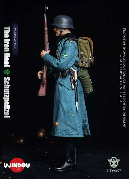 Original Design UJINDOU Studio The Iron Heel-WWII German Schutzpolizei Warsaw 1944 UD9057 1/6 Licensed Action Figure