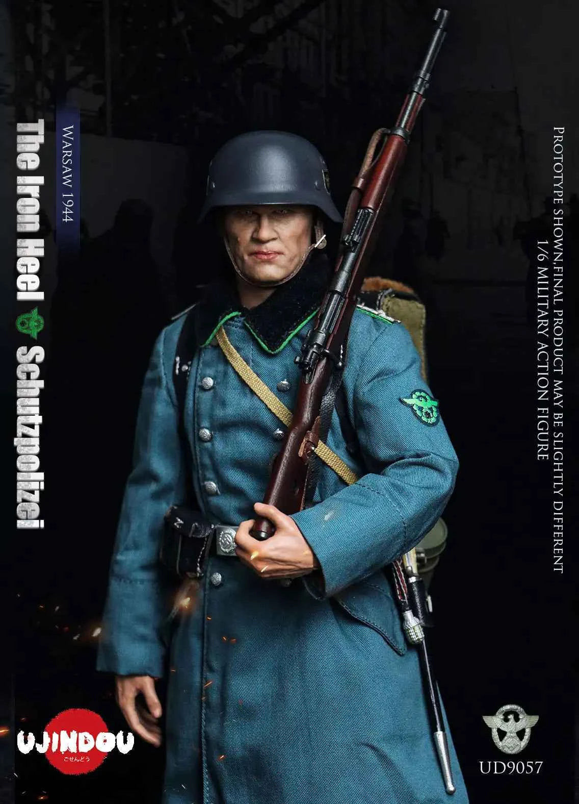 Original Design UJINDOU Studio The Iron Heel-WWII German Schutzpolizei Warsaw 1944 UD9057 1/6 Licensed Action Figure