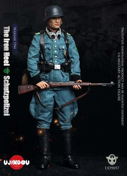 Original Design UJINDOU Studio The Iron Heel-WWII German Schutzpolizei Warsaw 1944 UD9057 1/6 Licensed Action Figure