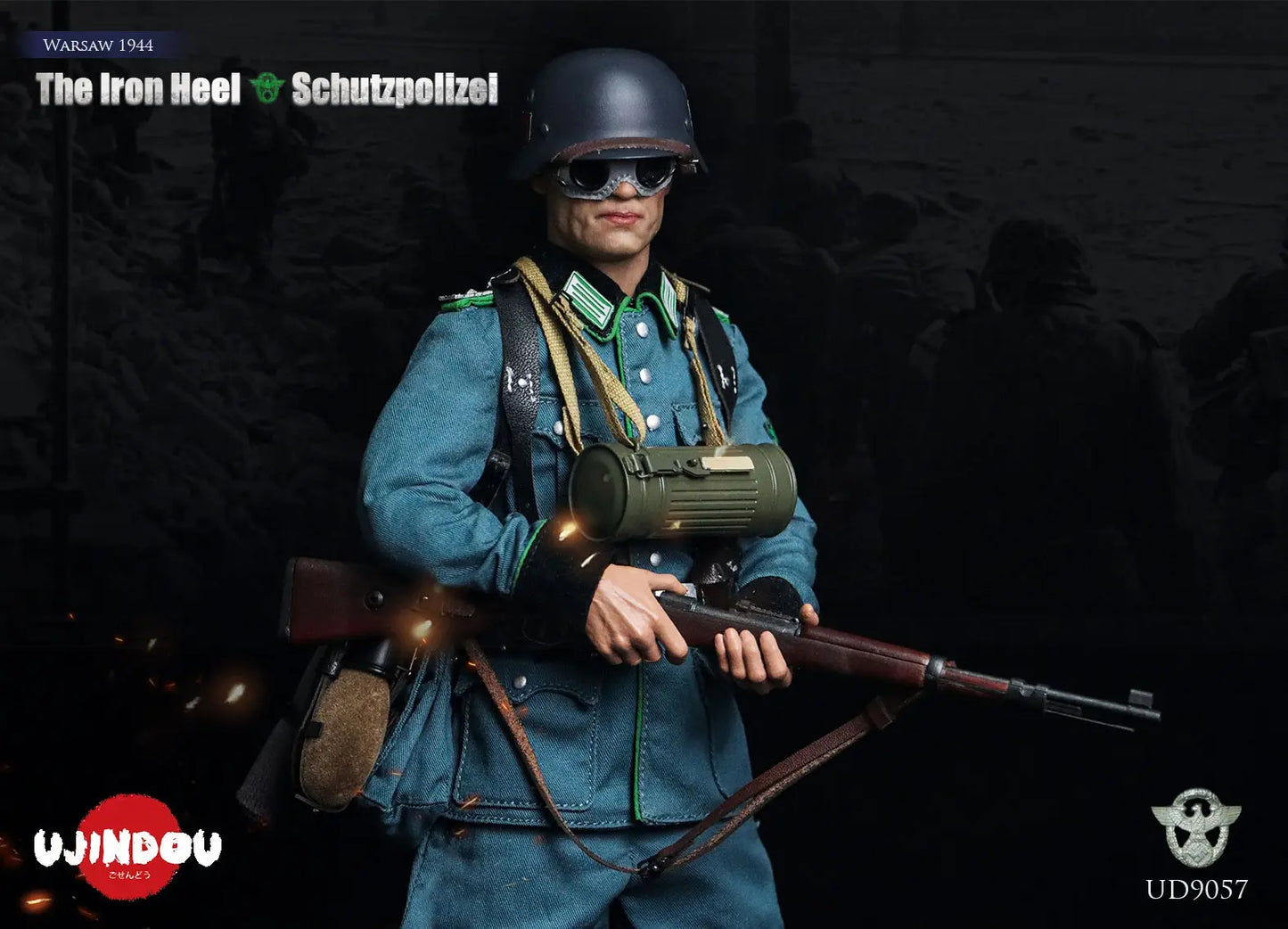Original Design UJINDOU Studio The Iron Heel-WWII German Schutzpolizei Warsaw 1944 UD9057 1/6 Licensed Action Figure