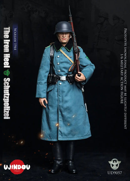 Original Design UJINDOU Studio The Iron Heel-WWII German Schutzpolizei Warsaw 1944 UD9057 1/6 Licensed Action Figure