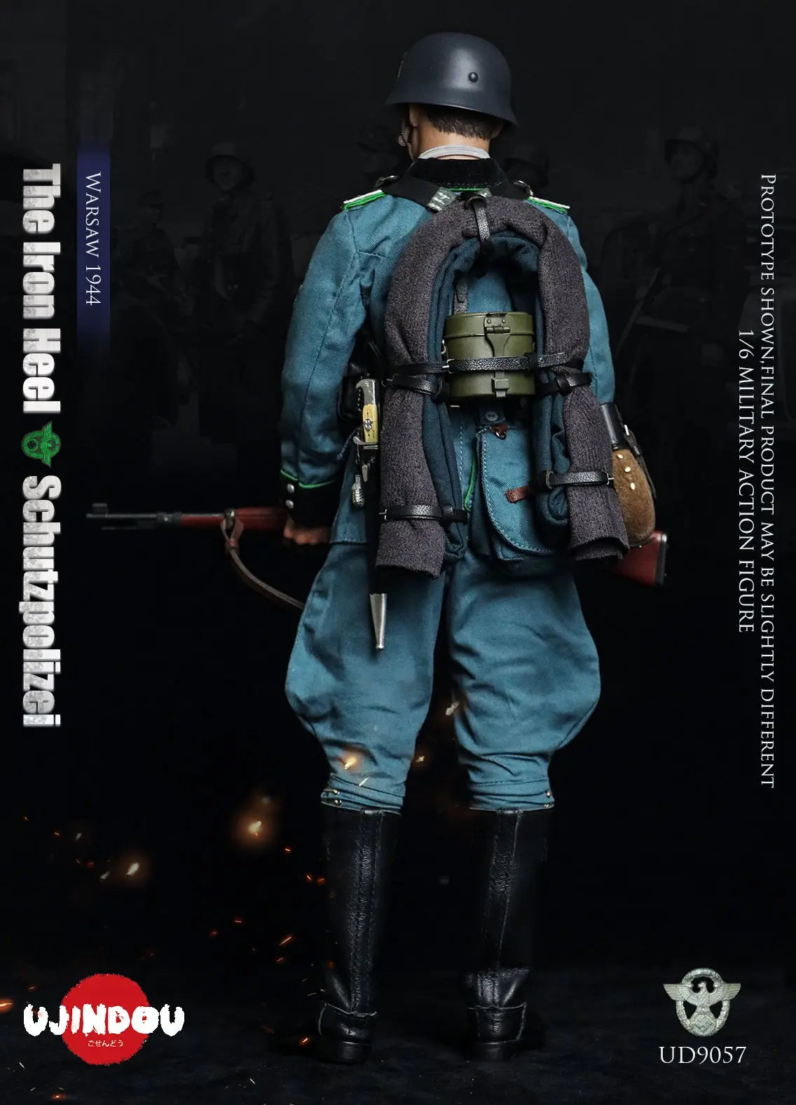 Original Design UJINDOU Studio The Iron Heel-WWII German Schutzpolizei Warsaw 1944 UD9057 1/6 Licensed Action Figure