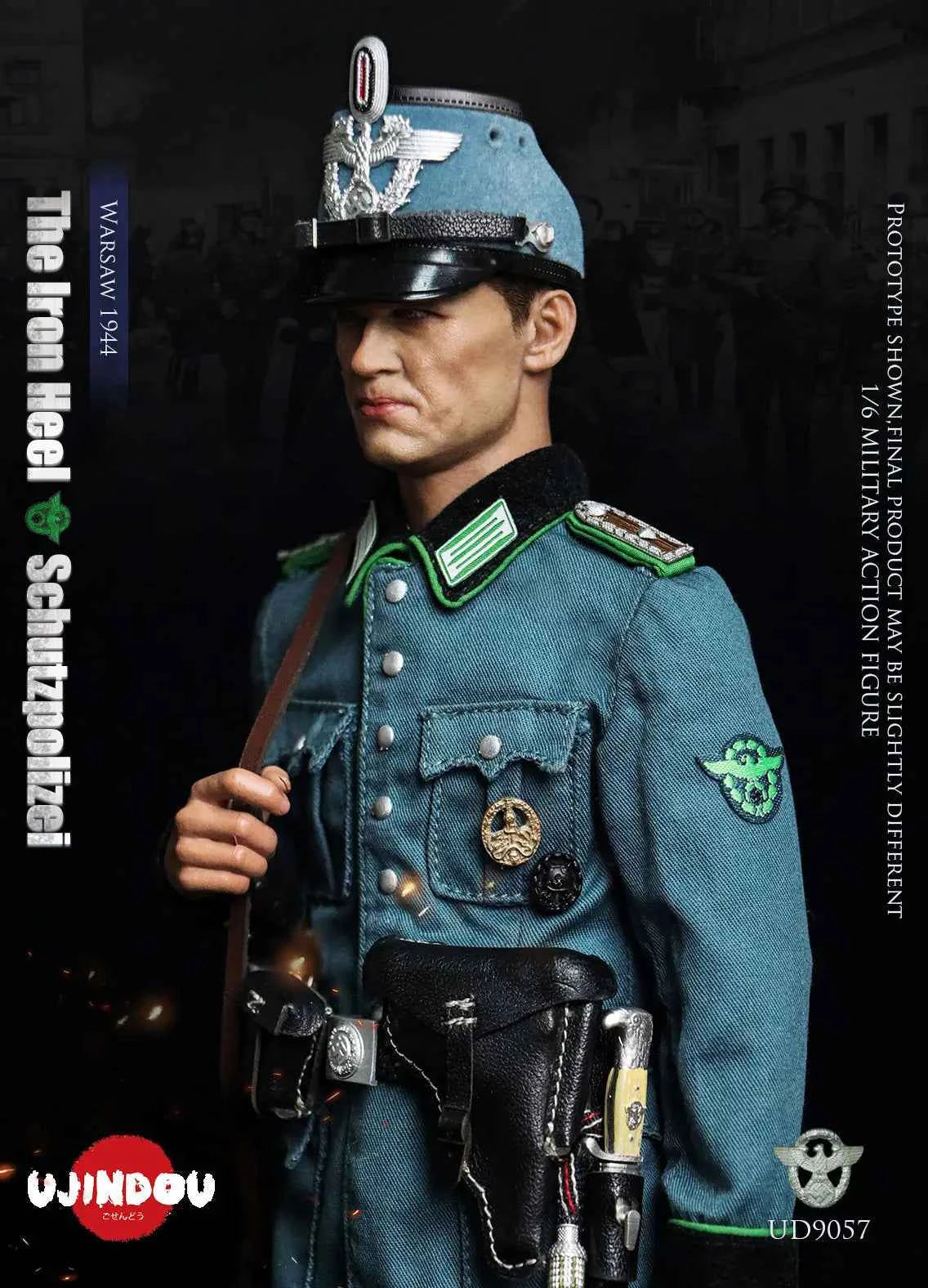 Original Design UJINDOU Studio The Iron Heel-WWII German Schutzpolizei Warsaw 1944 UD9057 1/6 Licensed Action Figure