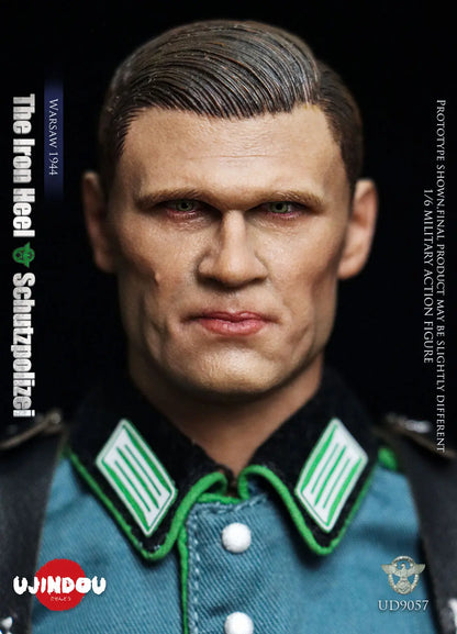 Original Design UJINDOU Studio The Iron Heel-WWII German Schutzpolizei Warsaw 1944 UD9057 1/6 Licensed Action Figure
