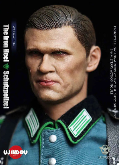 Original Design UJINDOU Studio The Iron Heel-WWII German Schutzpolizei Warsaw 1944 UD9057 1/6 Licensed Action Figure