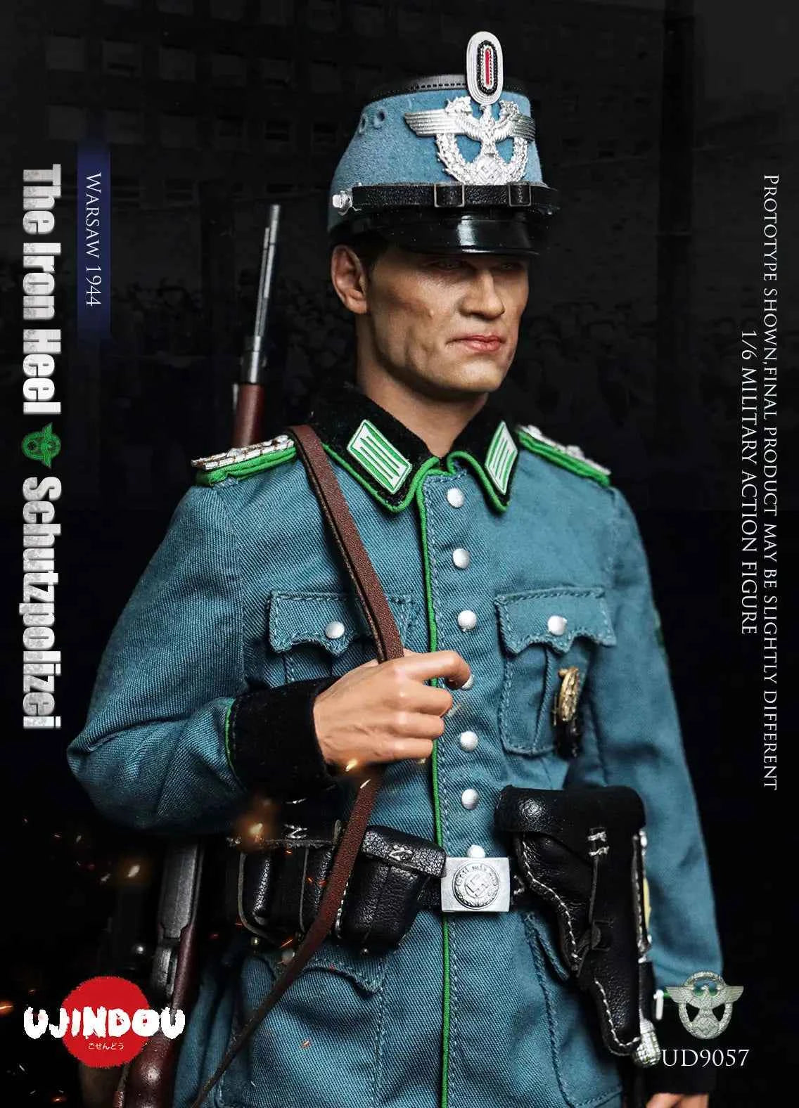 Original Design UJINDOU Studio The Iron Heel-WWII German Schutzpolizei Warsaw 1944 UD9057 1/6 Licensed Action Figure