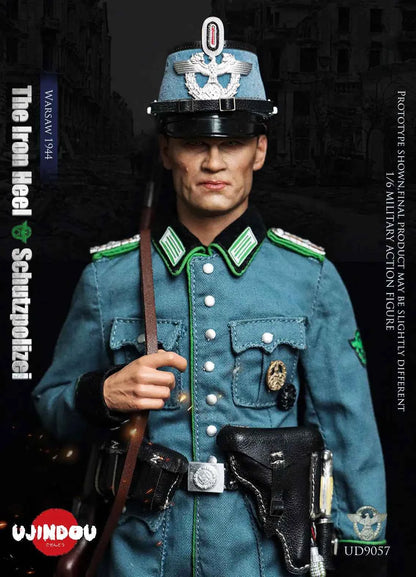Original Design UJINDOU Studio The Iron Heel-WWII German Schutzpolizei Warsaw 1944 UD9057 1/6 Licensed Action Figure