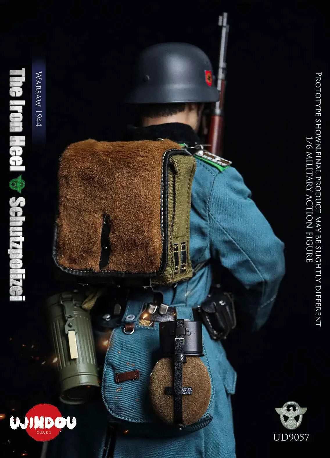 Original Design UJINDOU Studio The Iron Heel-WWII German Schutzpolizei Warsaw 1944 UD9057 1/6 Licensed Action Figure