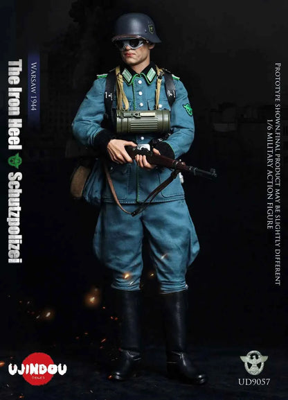 Original Design UJINDOU Studio The Iron Heel-WWII German Schutzpolizei Warsaw 1944 UD9057 1/6 Licensed Action Figure