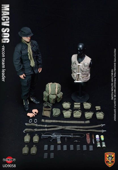 Original Design UJINDOU Vietnam War U.S. MACV-SOG Recon Team Leader UD9058 1/6 Licensed Action Figure