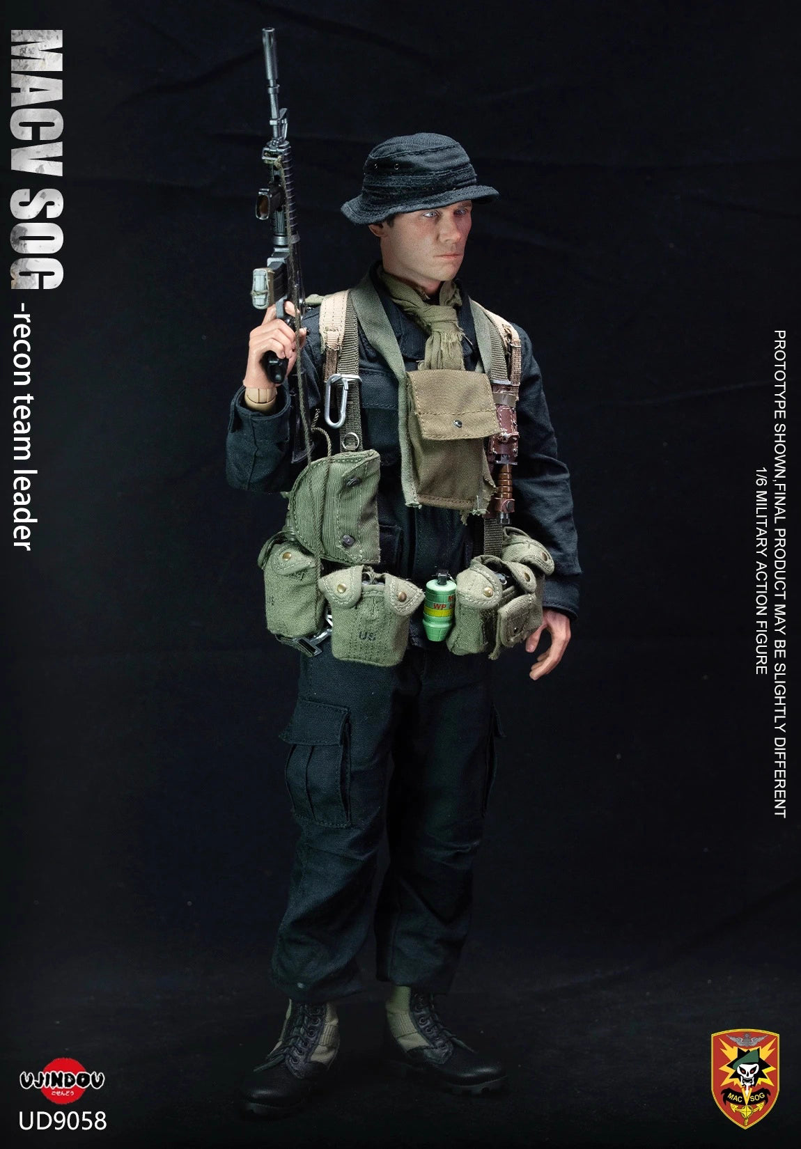 Original Design UJINDOU Vietnam War U.S. MACV-SOG Recon Team Leader UD9058 1/6 Licensed Action Figure