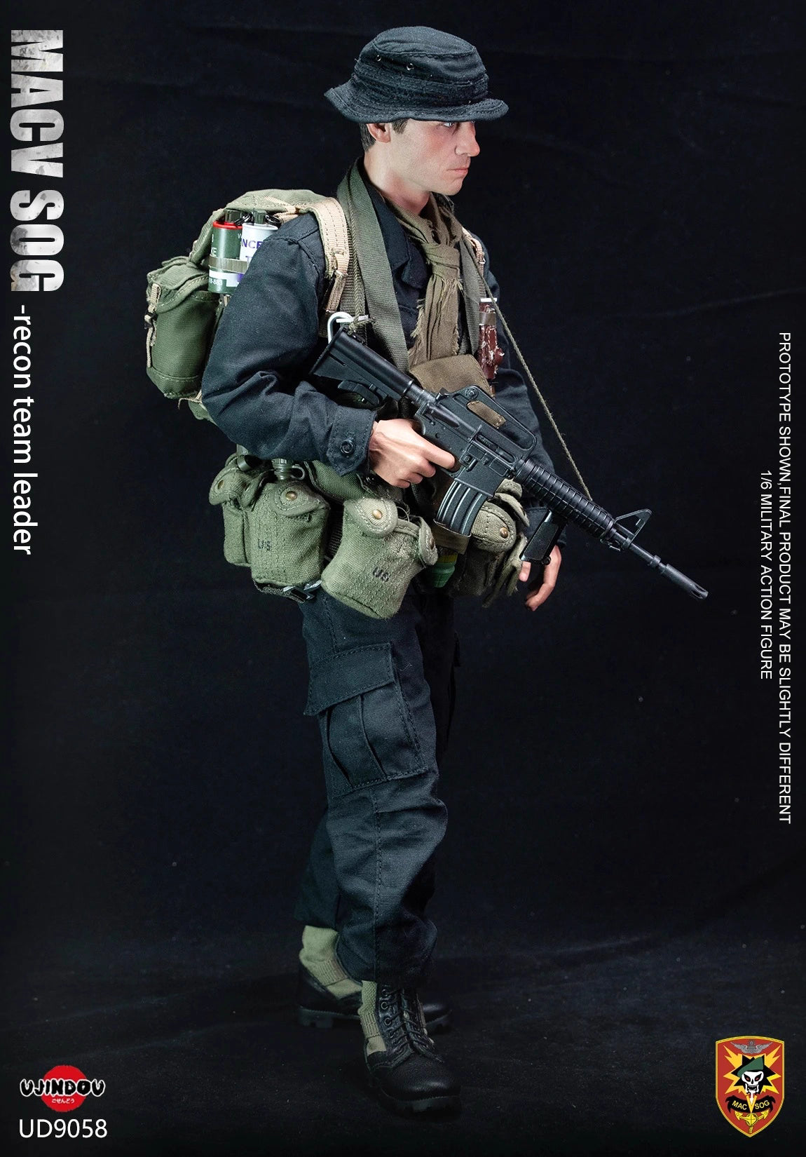 Original Design UJINDOU Vietnam War U.S. MACV-SOG Recon Team Leader UD9058 1/6 Licensed Action Figure