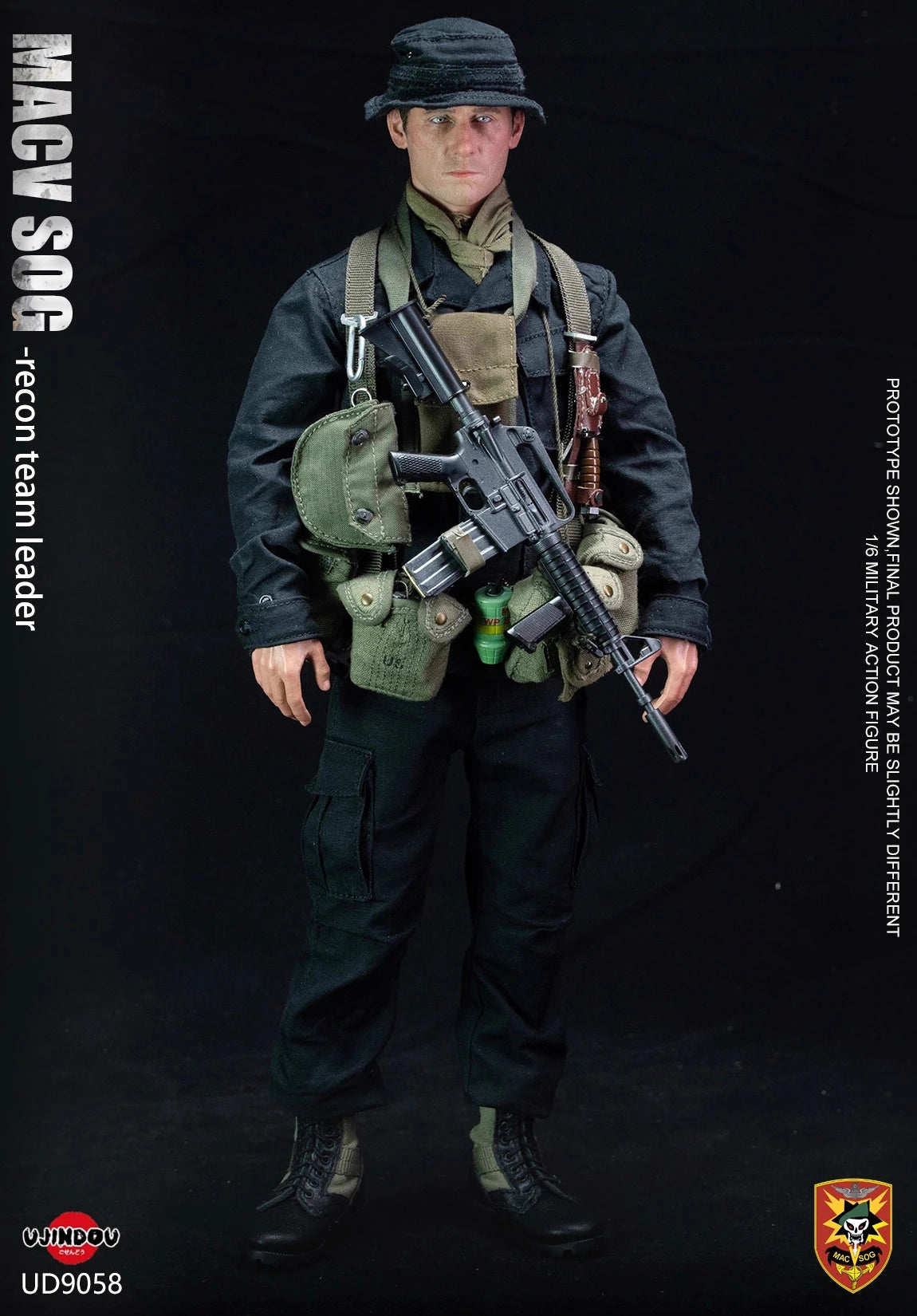 Original Design UJINDOU Vietnam War U.S. MACV-SOG Recon Team Leader UD9058 1/6 Licensed Action Figure