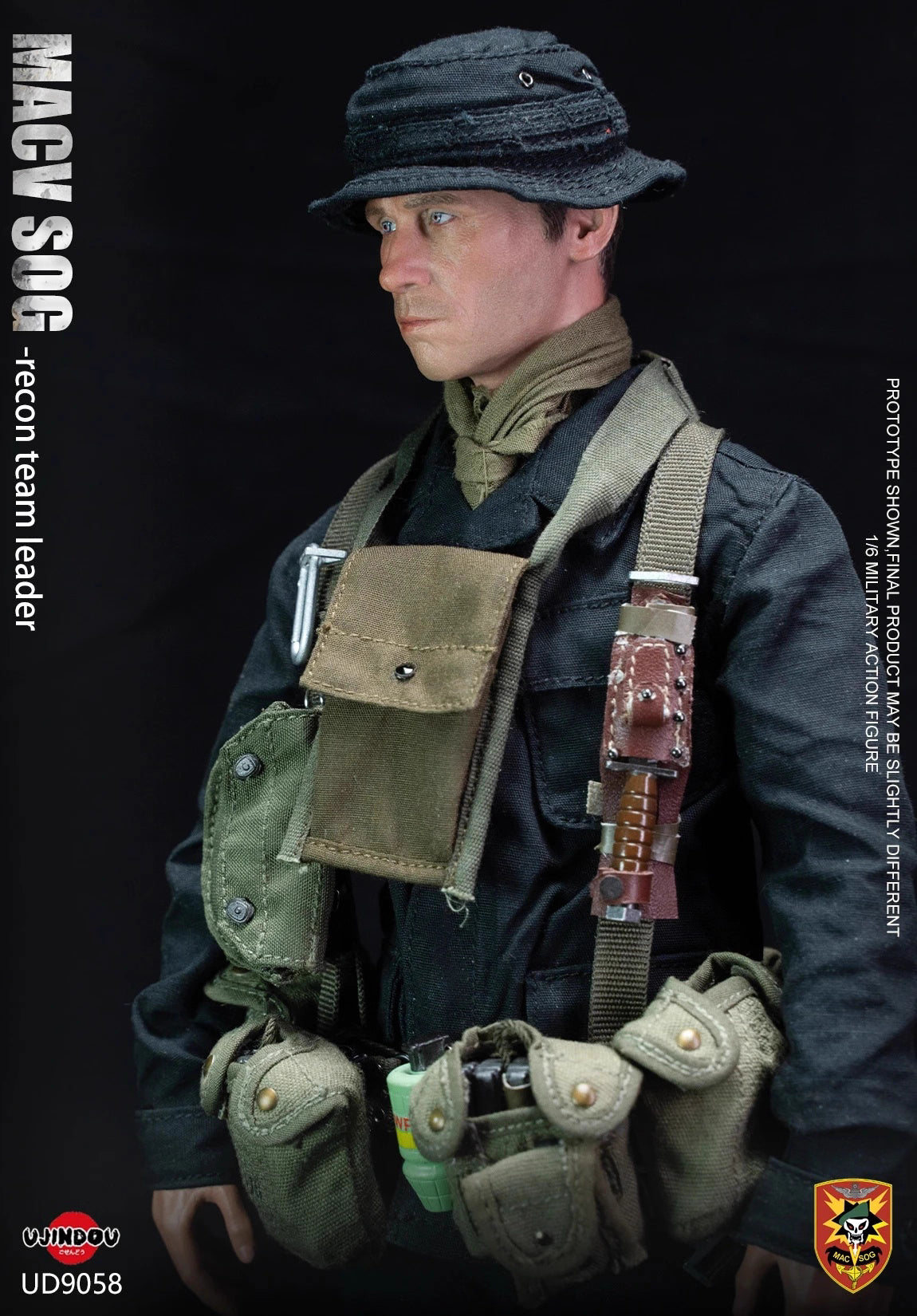 Original Design UJINDOU Vietnam War U.S. MACV-SOG Recon Team Leader UD9058 1/6 Licensed Action Figure