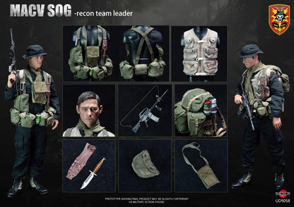 Original Design UJINDOU Vietnam War U.S. MACV-SOG Recon Team Leader UD9058 1/6 Licensed Action Figure
