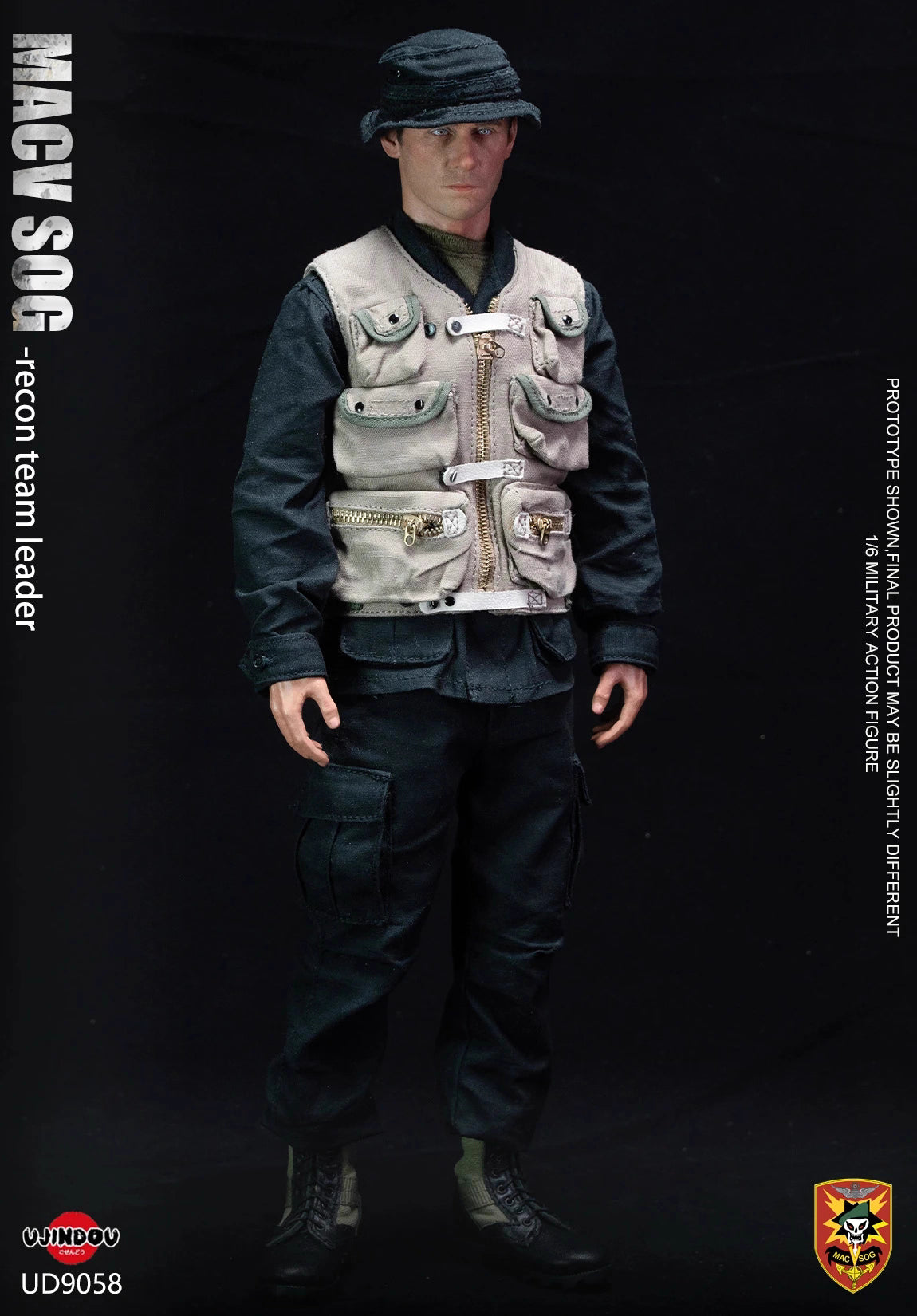 Original Design UJINDOU Vietnam War U.S. MACV-SOG Recon Team Leader UD9058 1/6 Licensed Action Figure
