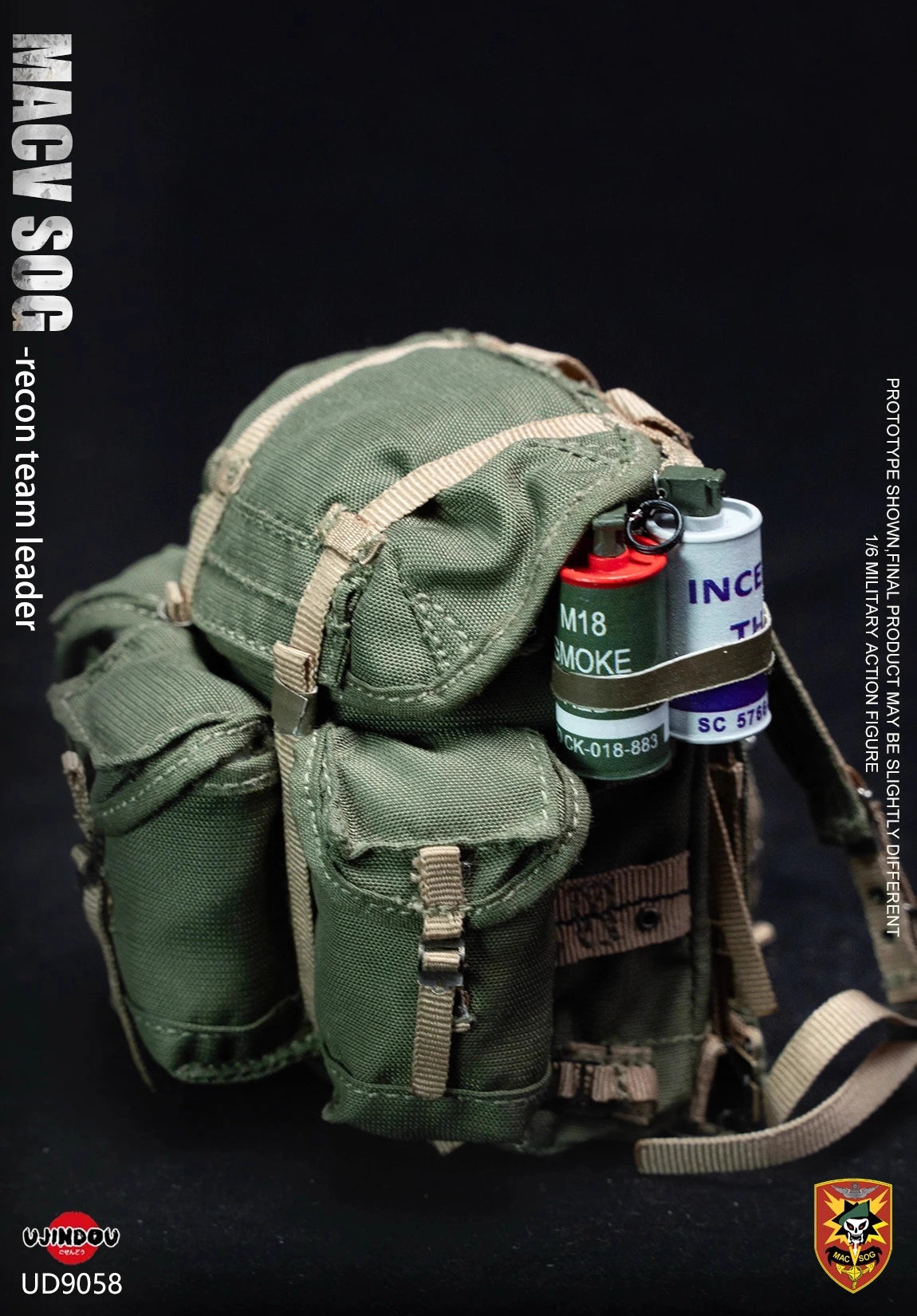 Original Design UJINDOU Vietnam War U.S. MACV-SOG Recon Team Leader UD9058 1/6 Licensed Action Figure