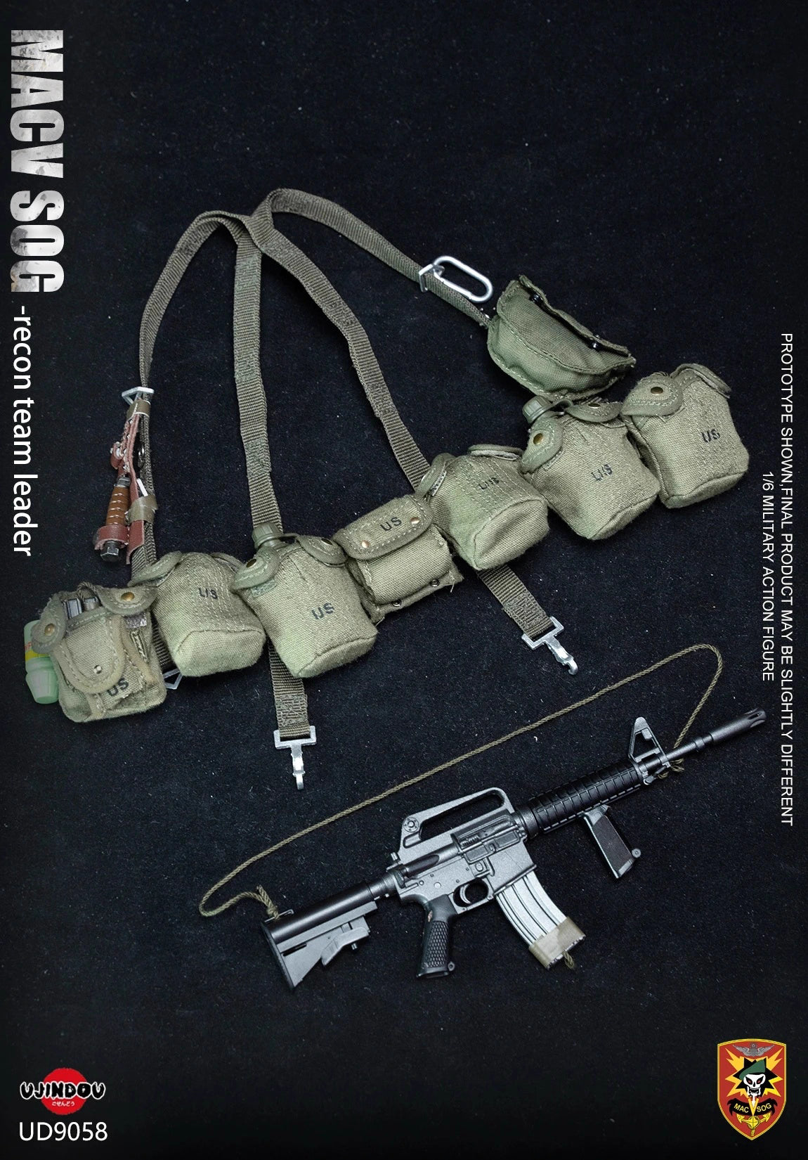 Original Design UJINDOU Vietnam War U.S. MACV-SOG Recon Team Leader UD9058 1/6 Licensed Action Figure