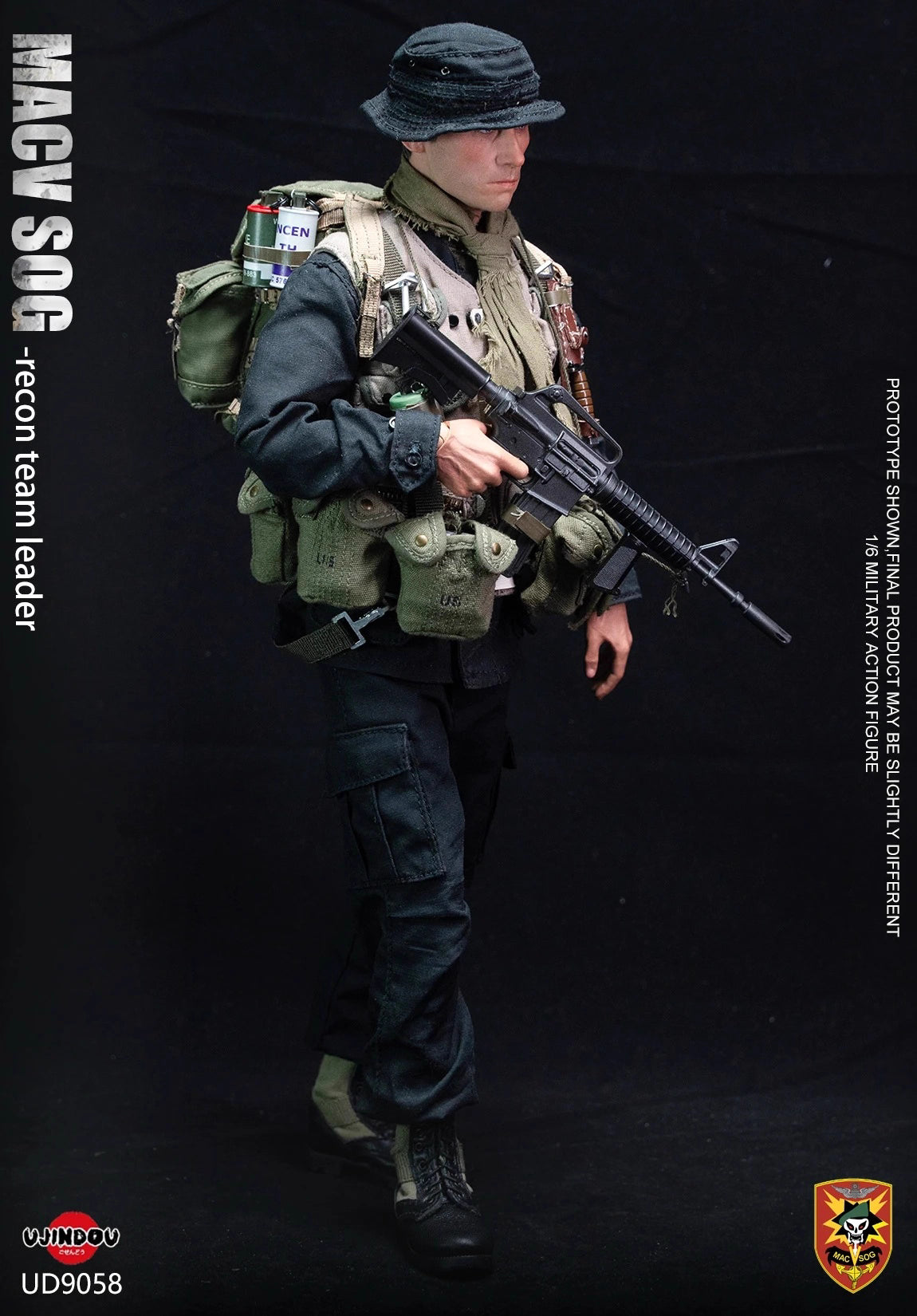 Original Design UJINDOU Vietnam War U.S. MACV-SOG Recon Team Leader UD9058 1/6 Licensed Action Figure